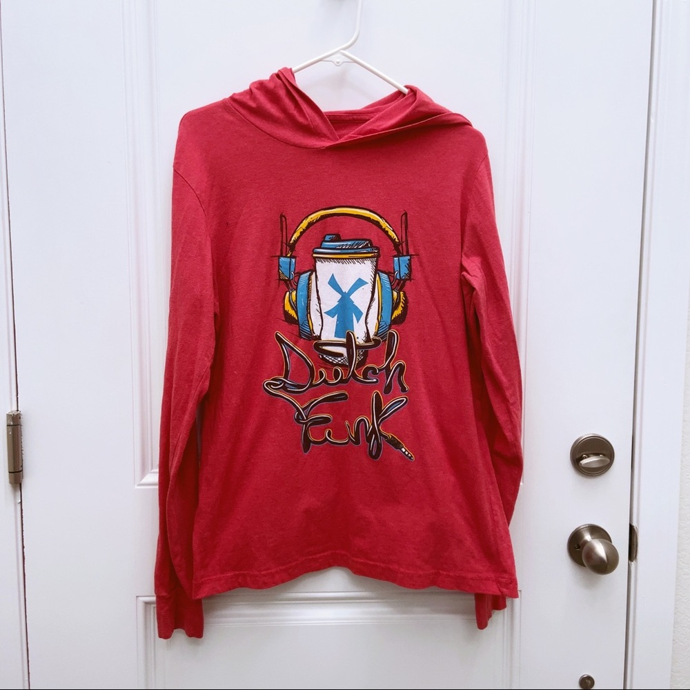 Women’s Dutch Bros “Dutch Funk” long sleeve hoodie size M.